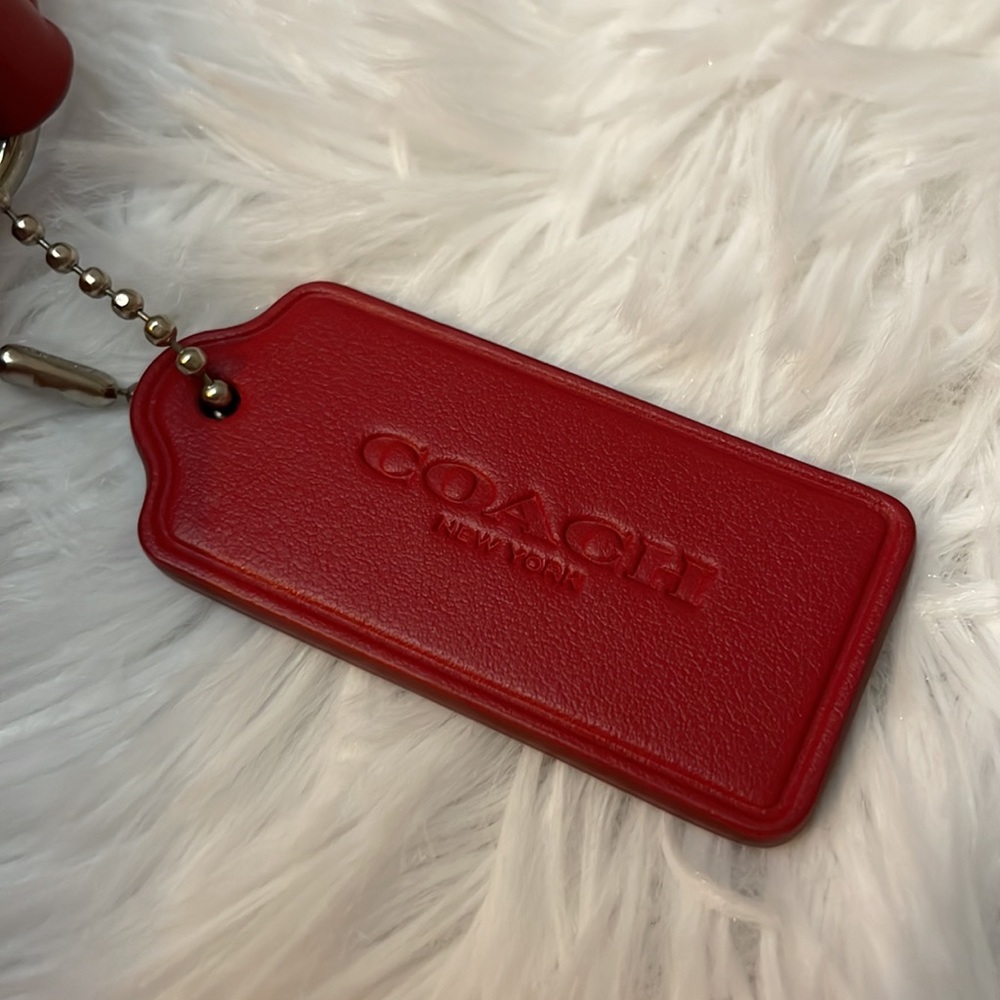 Red Coach Bag - Picture 4 of 8